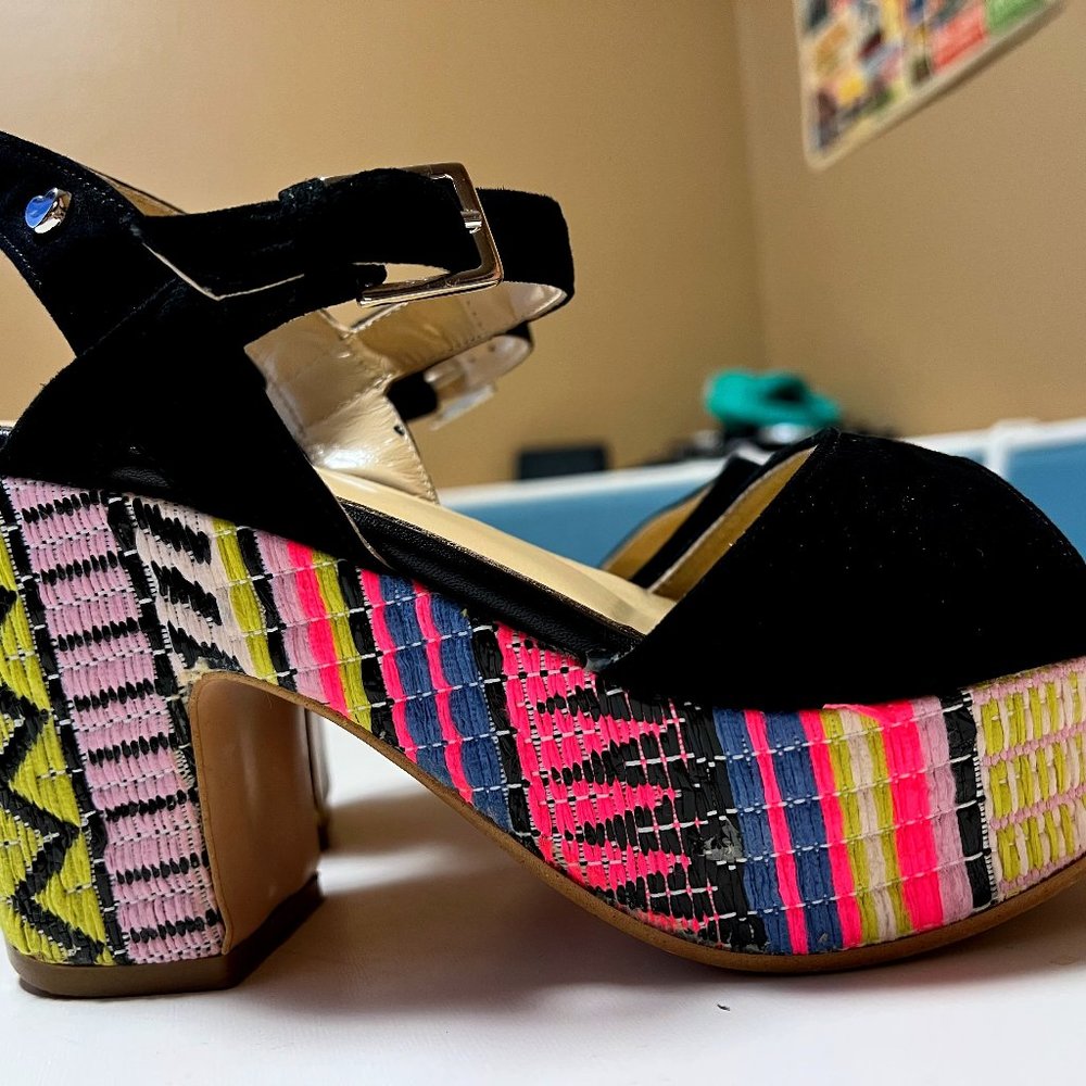 LOVE MOSCHINO (RARE) Platform Sandal Size 38, Size 8 US